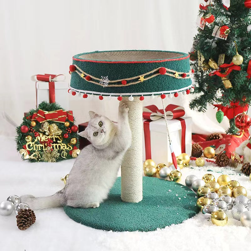 Chenpet Christmas Unique Design Of Cat Tree & Cat Scratching Board