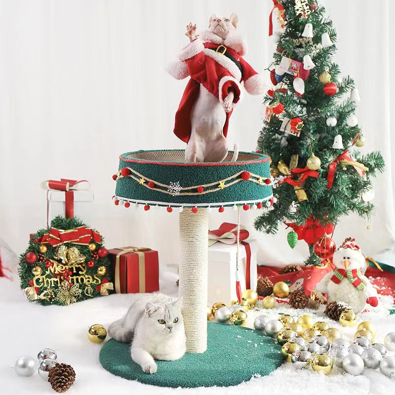 Chenpet Christmas Unique Design Of Cat Tree & Cat Scratching Board