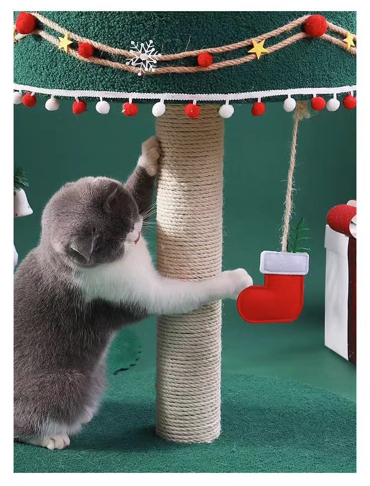 Chenpet Christmas Unique Design Of Cat Tree & Cat Scratching Board