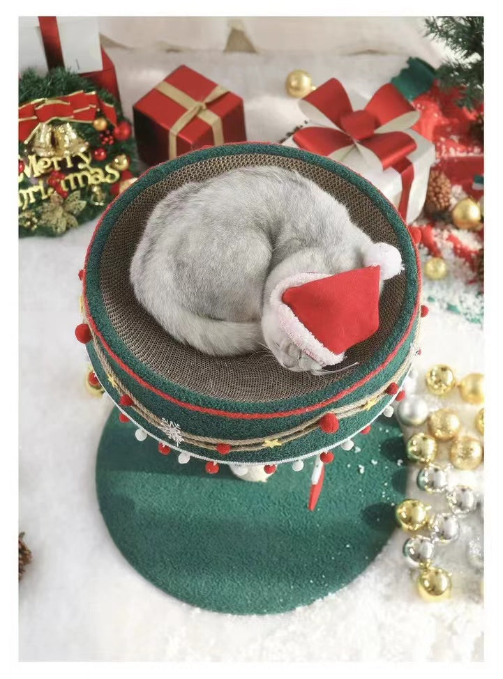 Chenpet Christmas Unique Design Of Cat Tree & Cat Scratching Board