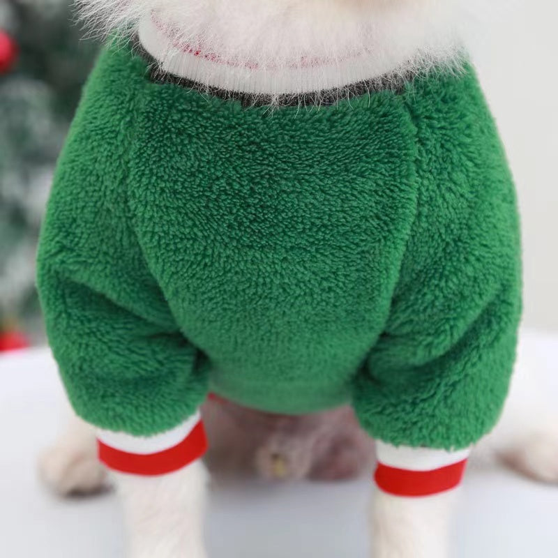 Winter Warm Christmas Pet Cloth Dog Apparel