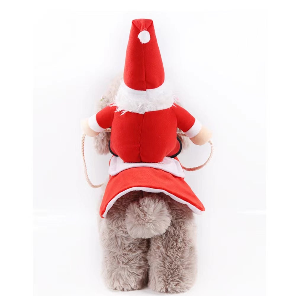 Fashionable Christmas Pet Cloth Red Winter Dog Toys